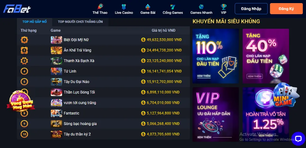 Chương Trình VIP Bigboss